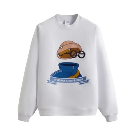 KITH x Invisible Friends x ASICS varsity jacket, crew neck, beanie, sneakers set - Picture 4 of 5